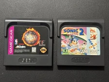 Nba Jam TE Tournament Edition & Sonic the Hedgehog 2 (Sega Game Gear) Cart Only