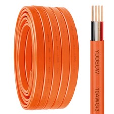 10/3 NM-B Wire with Ground - 50FT 10 Gauge Non-Metallic Sheathed Cable Pure C...
