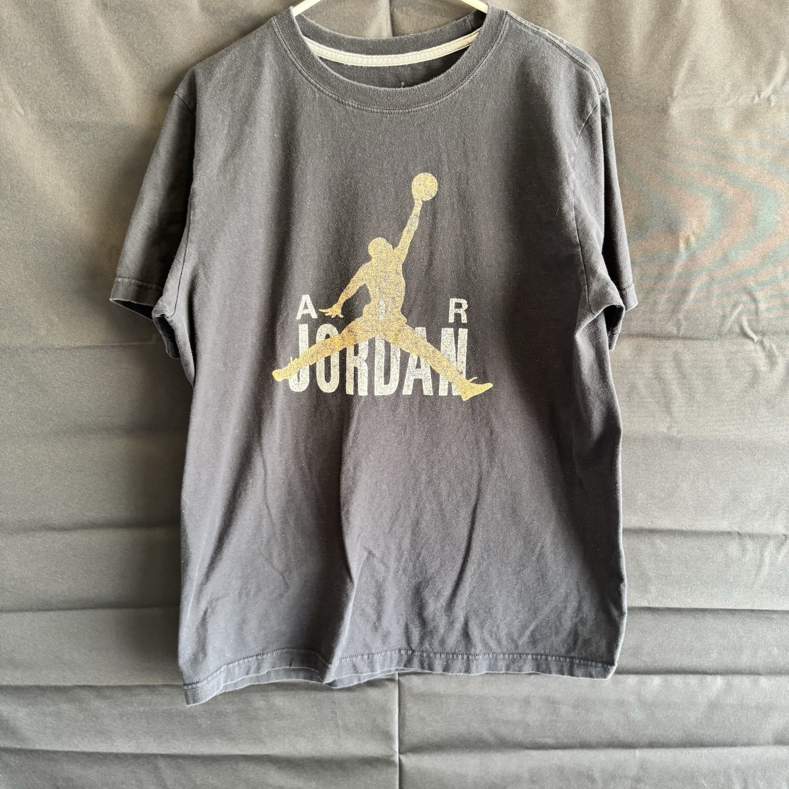 Air Jordan Retro Graphic T Shirt Black Mens Size Large