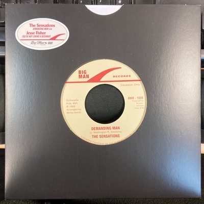 The Sensations / Jesse Fisher - Demanding Man / You're Not Loving A Beginner  (7