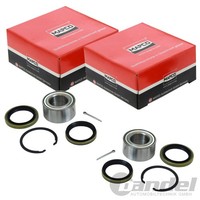 2X Mapco RADLAGER-SATZ Vorne Passend FüR Mitsubishi Colt Lancer Pajero | 26257