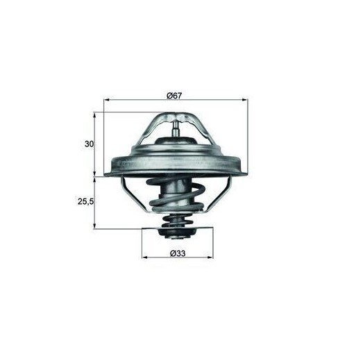 Mahle Thermostat, Kühlmittel Tx 28 92D Für Bmw - Bild 3