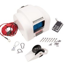 Electric Anchor Winch,Marine Anchor Winch Saltwater Boat Anchor Windlass Kit ...