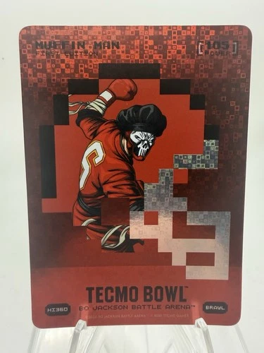2026 Bo Jackson Battle Arena Tecmo Bowl Muffin Man Icon Brawl Battlefoil HI360