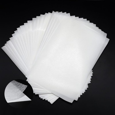 21 Sheets, 8.3 x 12 Double Sided Fusible Web with Paper Backing, Light Weight...