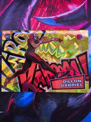 2025 panini absolute #5 gold kaboom! Dillon Gabriel #8/10