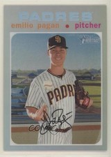 2020 Topps Heritage High Number Chrome Refractor /571 Emilio Pagan #THC-545 4s2