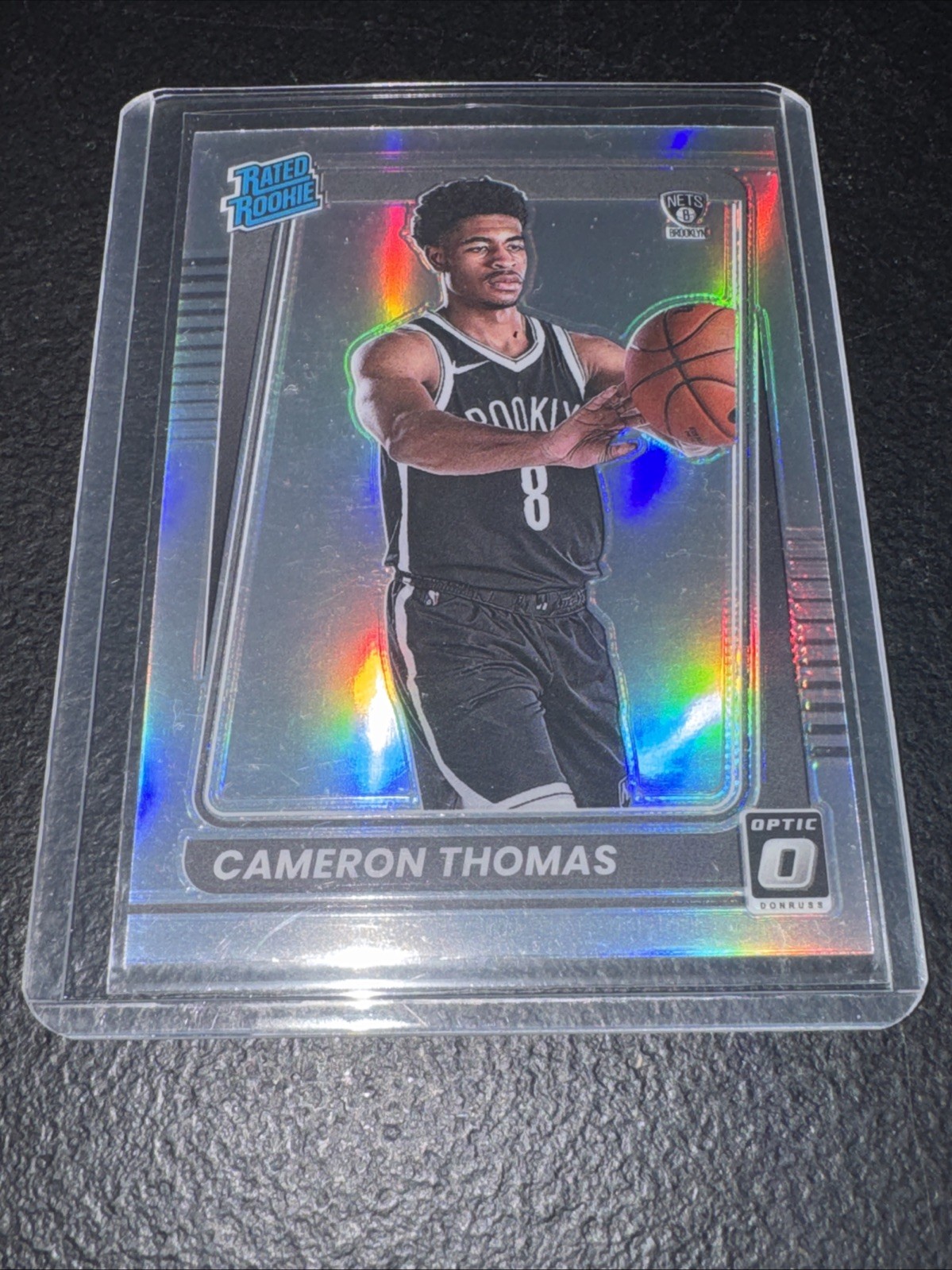 2021-22 Panini Donruss Optic - Rated Rookie Cameron Thomas #153 Holo Prizm (RC)