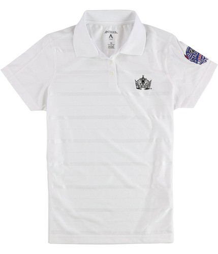 Antigua Womens 2014 Stadium Series Polo Shirt, White, Medium