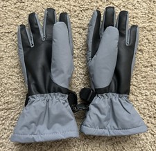 Columbia Omni Shield Insulated Gloves Youth Small Gray Black Winter