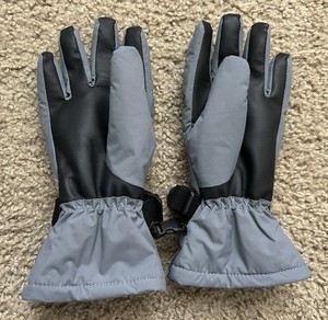 Columbia Omni Shield Insulated Gloves Youth Small Gray Black Winter