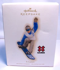 Hallmark 2009 Keepsake Christmas Ornament X Games Snowboarding