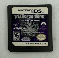Nintendo DS Transformers Decepticons Oem Authentic Tested 