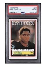 1983 Topps Marcus Allen #294 (RC) PSA 8 NM-MT Rookie Card HOF Raiders Legend USC. rookie card picture
