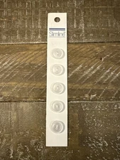 SlimLine Buttons 5 Piece 1/2”
