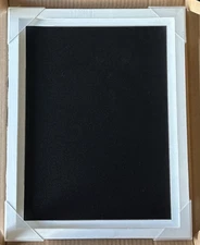 Chalk Couture Boutique Framed Board Greyson Style White 9 x 12 Chalkboard NIB