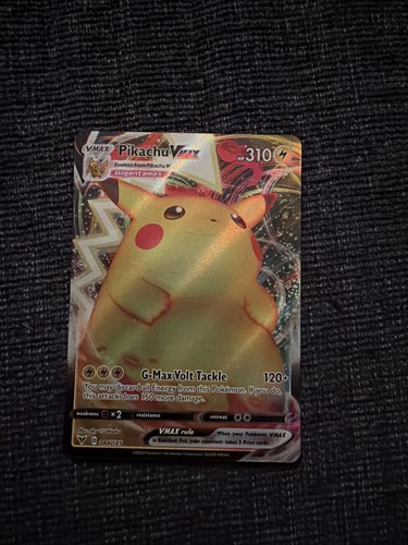 Pokémon Pikachu VMAX 044/185  Sword & Shield HP 310