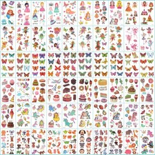 More than 500 patterns 60 Sheets of temporary tattoo stickers are gifts for...
