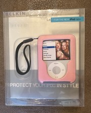 Belkin Hard Leather Case Apple IPod Nano 3G Video 3rd Gen Cameo Pink 2007