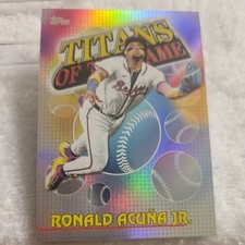 2026 Topps Series 1 Titans of the Game Insert Ronald Acuna Jr. #TOG-7