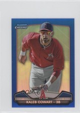 2013 Bowman Chrome Risin' thru the Ranks Refractor Blue 178/250 Kaleb Cowart 1s8