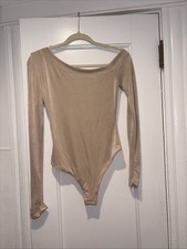 Free People Long Sleeve 1 Shoulder bodysuit medium