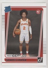 2021-22 Panini Donruss Rated Rookie Silver Press Proof Sharife Cooper #208 00gy