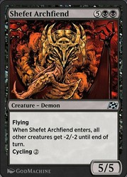 Shefet Archfiend 104/579 Aetherdrift Foil Uncommon