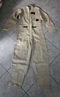 Vintage US Military Flight Suit Coveralls Khaki 40 Long Vietnam Era Pilot USAF