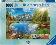 NEW Ravensburger 1000 Pieces Jigsaw Puzzle 12 Ages Life on the Lake