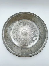 Vintage California Pies Tin Pie Pan Embossed 10 Cent Deposit