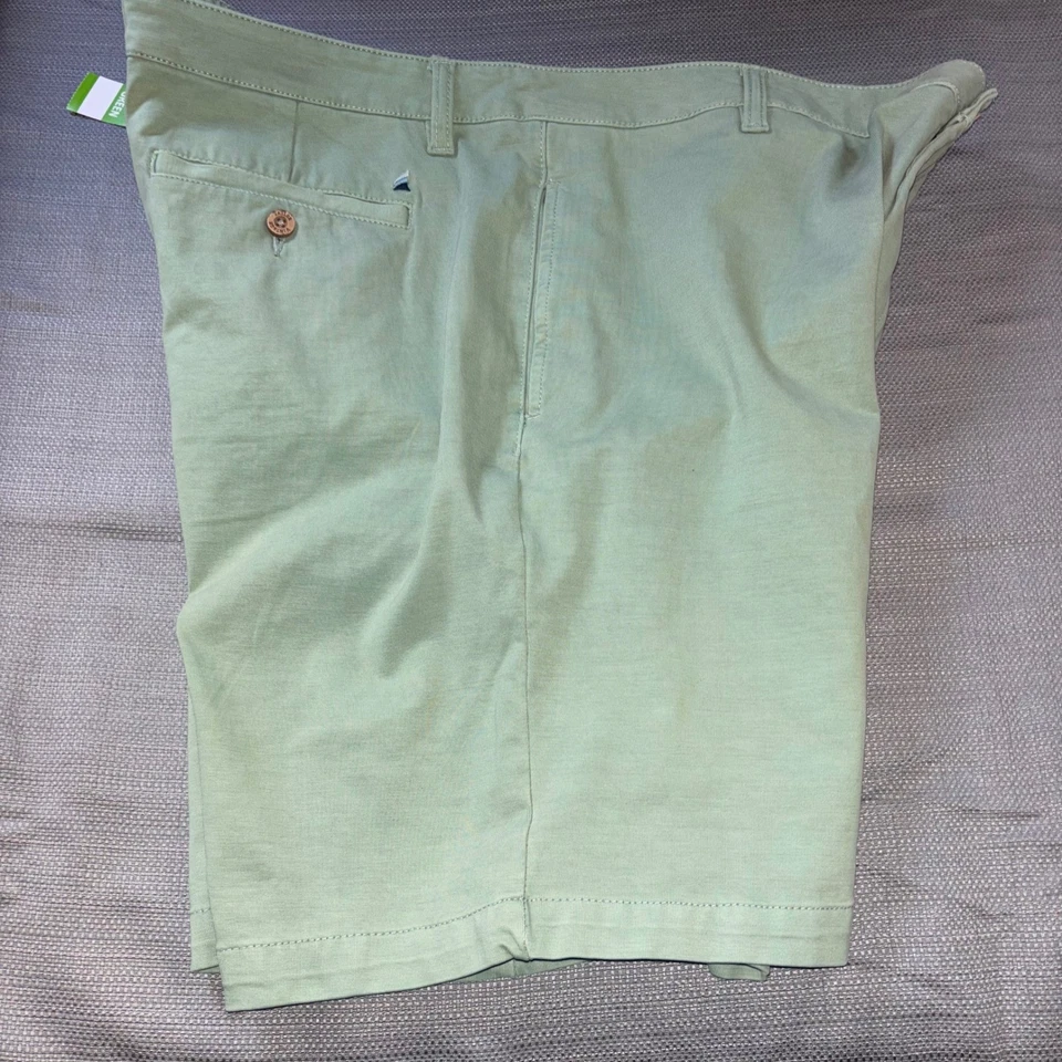 Pantalones Cortos Tailor Vintage Para Hombre Greenwich Calce Ajustado Elastizados Verde Bahía Talla 40 Foto 3 de 4