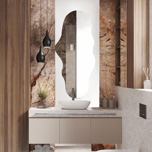 Unique Full Length Wall Mounted Mirror Tall Mirror Full Body - Picture 2 of 20