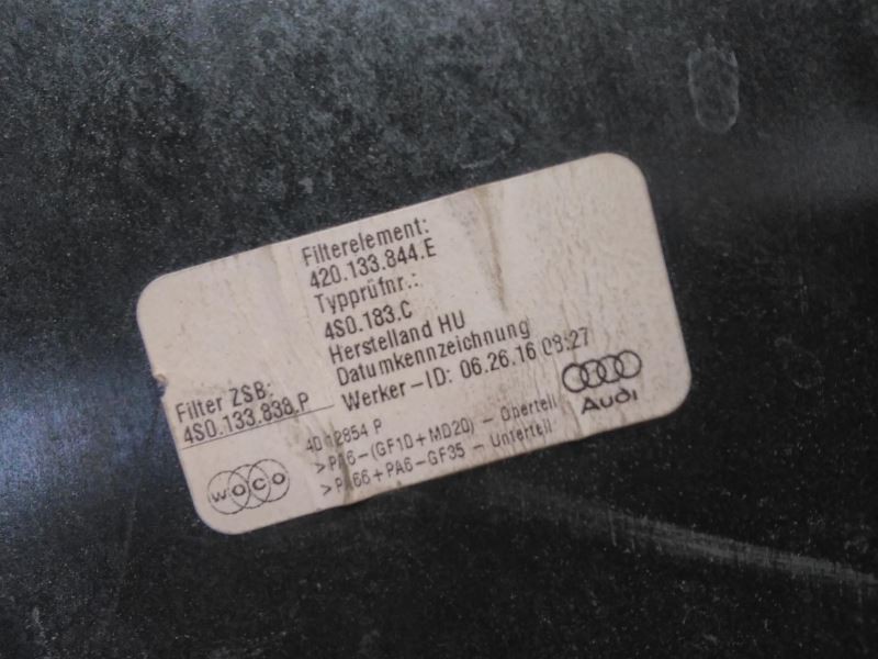 Driver Air Cleaner With Carbon Fiber Engine Cover Fits 17 AUDI R8 1038908