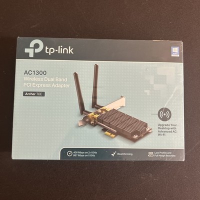 TP-Link Archer T6E AC1300 Dual Band Wireless PCI Express Adapter Brand New!