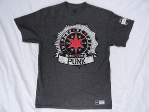 RARE ORIGINAL AUTHENTIC CM PUNK WWE BEST IN THE WORLD IN PUNK WE TRUST SHIRT
