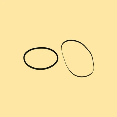 BLACKREEL Kit Cinghie per Cassette Deck Akai DX-1200