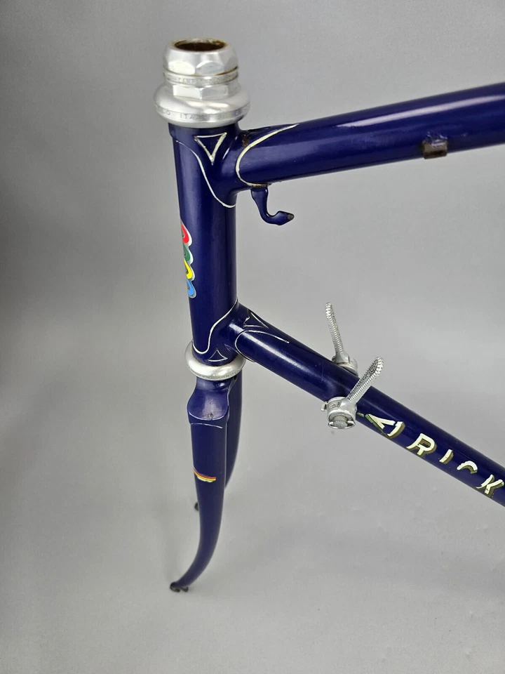 Rahmen Set Rickert Spezial Dortmund Blau vintage frame 60 cm steel Campagnolo - Bild 3 von 4