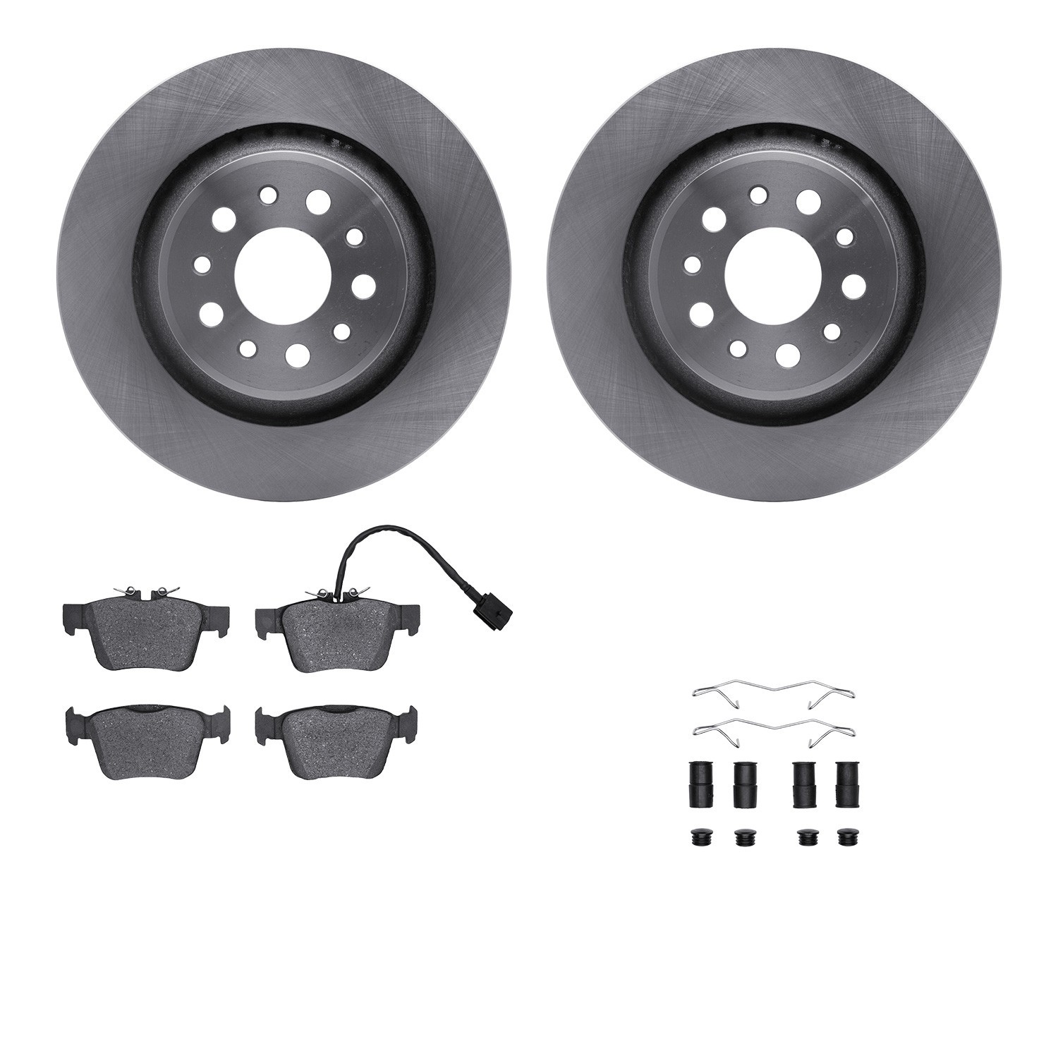 For Maserati Ghibli 17-22 R1 Concepts WFWH1-79002 Rear Brake Kit w Ceramic Pads