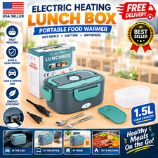 1.5l Electric Heating Lunch Box Portable For Car Office Food Warmer Container Us 1.5l Electric Heating Lunch Box Portable For Car Office Food Warmer Container Us