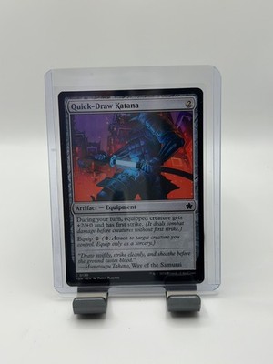MTG, Quick-Draw Katana $3 ORDER MIN 130 Foundations Regular
