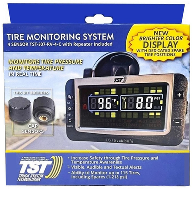 #ad TST 507 Tire Pressure Monitoring System With 4 Cap Sensors TST 507 RV 4 C New $199.50