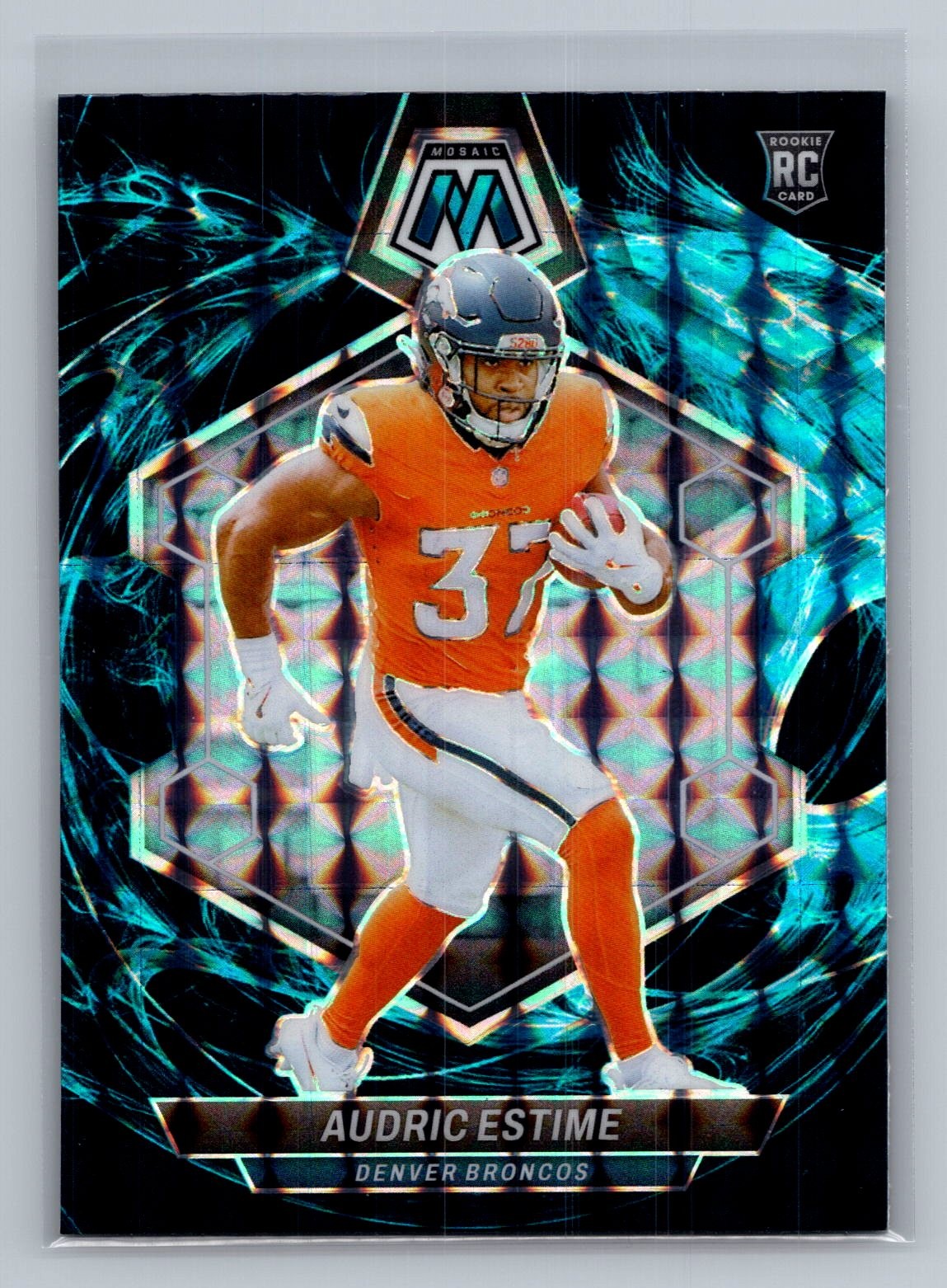 2024 Panini Mosaic #392 Audric Estime Mosaic Genesis