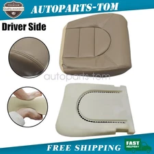 Driver Side Replacement Bottom Seat Cover Tan & Foam Pad For 1999 2000 Ford F250