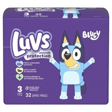 Luvs Pro Level Leak Protection Diapers, Size 3, 32 CT 0.43 per diaper
