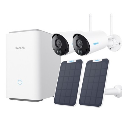 Reolink Kabelloses Sicherheitssystem Home Hub mit Überwachungskamera Argus Eco