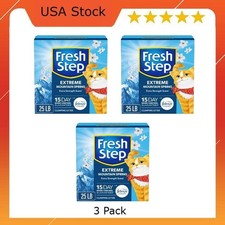 Fresh Step Extreme Scented Clumping Cat Litter with Febreze, Mountain Spring