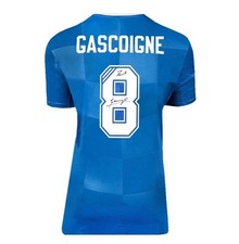 Paul Gascoigne Signed #8 Rangers Shirt