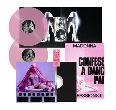 Madonna BONUS PINK VINYL Confessions II - 16 Tracks 2026 LP 2x12'' NEW Preorder