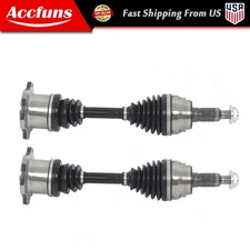 Pair Front CV Axle Shafts For 1988-1996 1997 1998 1999 Chevy GMC K1500 Suburban